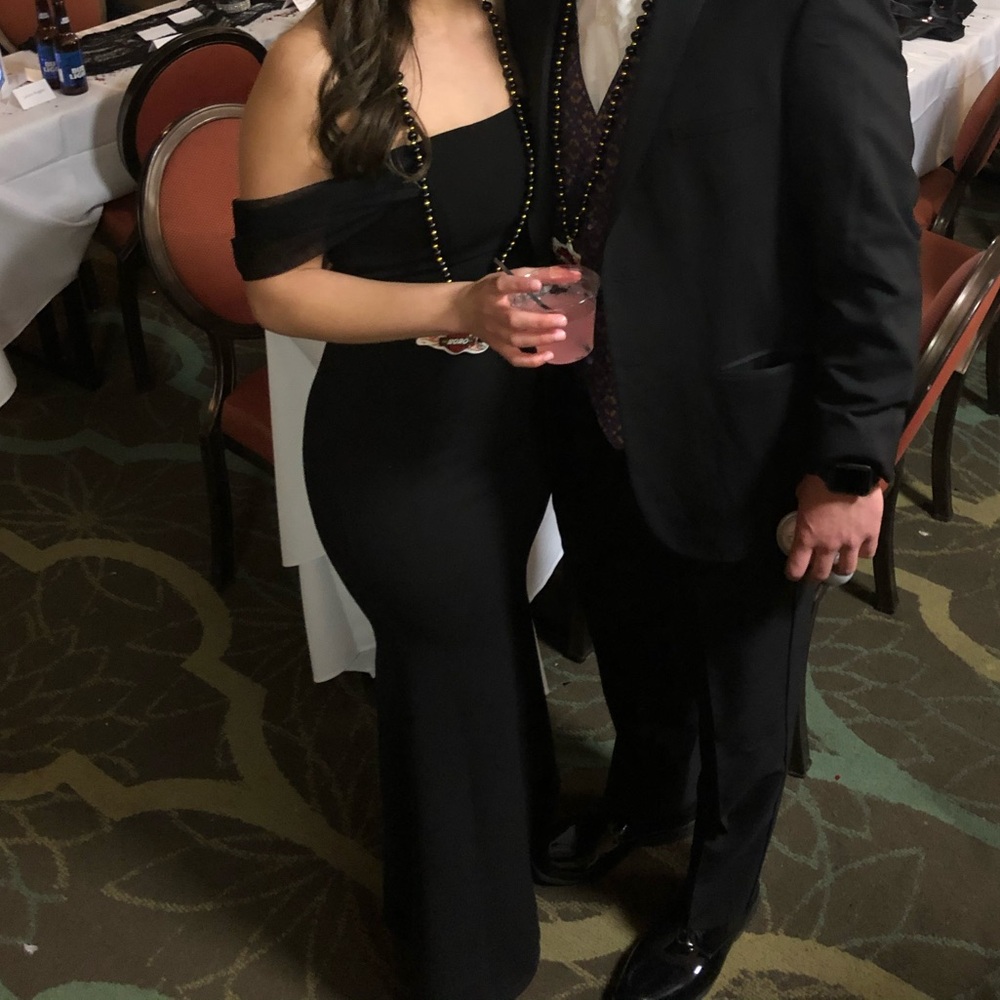 Black formal gown